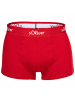 S. Oliver Boxershort 3er Pack in Rot/Marine/Weiß