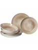 Ritzenhoff & Breker 8er Set Tafel-Set Savora braun in braun