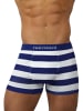 normani 6 Stück Retro Boxershorts aus Baumwolle in Navy Stripes