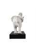 Goebel Deko-Objekt " Studio 8 - Elefant " in weiß / gold