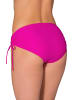 Aquarti Aquarti Damen Bikinihose mit Raffung und Schnüren in pink