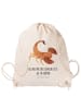 Mr. & Mrs. Panda Sportbeutel Sternzeichen Skorpion mit Spruch in Creme