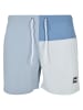 Urban Classics Urban Classics Herren 3 Block Swim Shorts in pastelblue