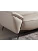 Angel Cerdá Sofa 6132 in Taupe Grau/Schwarz – (B)223 x (T)107 x (H)102 cm