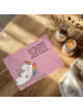 Mr. & Mrs. Panda Puzzle Einhorn Blümchentail Design mit Spruch in Weiß