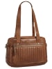 SPIKES & SPARROW Handtasche echt Leder in cognac