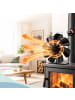 relaxdays Kaminventilator in Schwarz - (B)17 x (H)18 x (T)10 cm