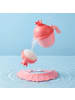 relaxdays 3-tlg. Haarwaschbecher-Set "Krone" in Rosa/ Pink