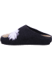 Tofee Pantoffel in schwarz