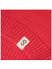 BREITER Sommer-Strickmütze in rot