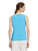 Betty Barclay Basic-Top mit Rundhalsausschnitt in Cyan Blue