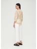 s.Oliver Bluse 3/4 Arm in Braun-creme