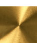Beliani Beistelltisch DOVE in Weiß/Gold - (W) 45 x (H) 49 x (L) 45 cm