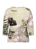 Betty Barclay Basic Shirt mit Print in Khaki/Cream