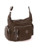 Bag Street Schultertasche Nylon braun ca. 30cm