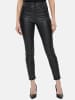 Tazzio Jeans Skinny Fit "F140" - Lederoptik - in Schwarz