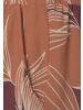 LASCANA Palazzohose in orange-aubergine bedruckt