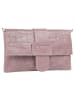 Cluty Abendtasche echt Leder in rosa