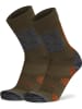 normani 2 Merino Trekking Socken mit Frotteesohle in Oliv