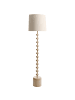 Beliani Stehleuchten KRIOS in Braun/Beige - (W) 36 x (H) 159 x (L) 36 cm