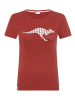 Kangaroos Kurzarmshirt in rostrot