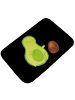 Mr. & Mrs. Panda Badvorleger Avocado Kern rollt ohne Spruch in Schwarz