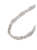 faina Women Link Bracelet With Rhinestones in Silver