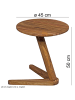 KADIMA DESIGN Beistelltisch BOHA Massivholz Design Wohnzimmer-Tisch 45 x