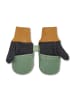 MANITOBER Wollwalk Handschuhe in Green/D.Gray/Yellow