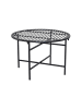 möbel-direkt Metalltisch Gartentisch in schwarz
