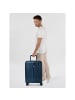 Polestream Paris 4 Rollen Kabinentrolley 55 cm mit Dehnfalte in blue metallic