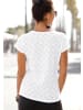LASCANA T-Shirt in weiß