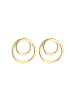 Elli Ohrringe 925 Sterling Silber Kreis in Gold