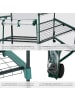 tectake Mobiles Foliengewächshaus mit 3 Ablagen 69x49x133cm