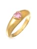 Elli Ring 925 Sterling Silber Herz in Pink