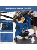 COSTWAY Hundewagen klappbar bis 15 kg in Blau
