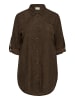 KAFFE curve Kleid KCverana Loose fit in Chocolate Brown CC