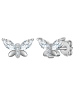Rafaela Donata Ohrstecker Schmetterling aus Sterling Silber mit Zirkonia in silber