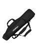 relaxdays Angeltasche Rutentasche in Schwarz - 100 cm