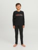 JACK & JONES Junior Schlafanzug lang in black