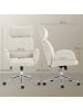 HOMCOM Schreibtischstuhl in Hellgrau 75L x 65B x 123H cm