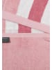 Ross 4 X Handtuch 2 X Duschtuch im Set Doubleface Stripes in Altrosa
