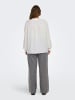 ONLY Carmakoma Bluse in Cloud Dancer