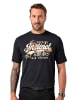 JP1880 Kurzarm T-Shirt in schwarz