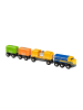 Brio Brio Aktionsspiel Güterzug mit drei Waggons in bunt