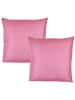 JACK 2er Set Outdoor Kissenhülle 45x45cm Uni in Weinrose