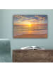 MuchoWow Leinwand bilder Sonnenuntergang Meer (BxH)