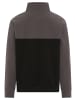 Man's World Fleecepullover in schwarz Anthracit