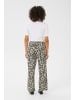 Kaffe Hose BPanika Regular fit in Turtledove/Black Paint Print