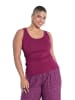 Studio Untold Strick-Top in aubergine